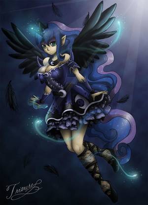 Mlp Human Nightmare Moon Porn - Princess Luna Human by TritureChan