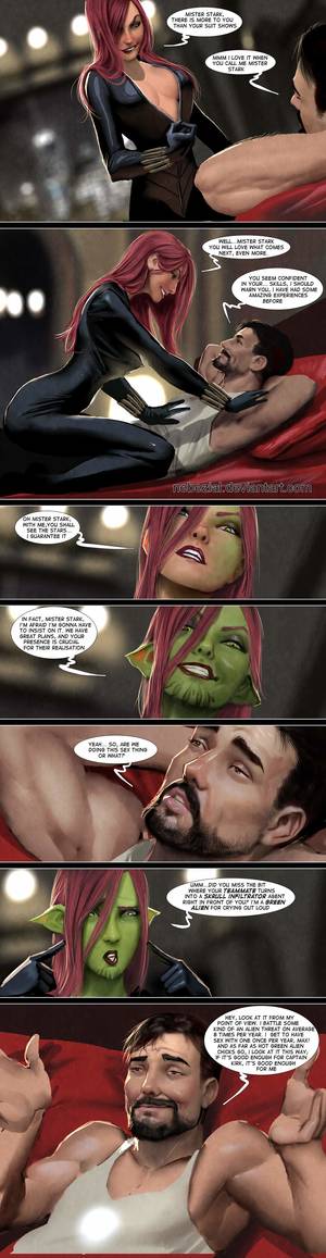 Black Widow And Iron Man Cartoon Porn - 