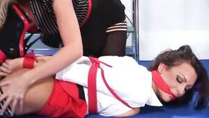 lesbian secretary tied - Lesbian Tied Secretary In Office