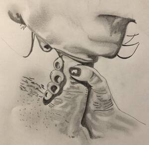 Charcoal Porn Drawings Blowjob - Wardi on X: \