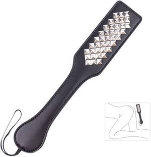 erotic spanking tools - Amazon.com: Spanking Paddle, Slut Leather SM Tool with Rivet for Extra  Sensation Flirt Sex Restraint Bondage Adult Sex Toy for Couple Lover  (Sliver) : Health & Household