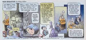Non Sequitur Comic Strip Porn - Non Sequitur by Wiley Miller - lot of 51 Sunday comic pages - 1999 Complete  run | eBay