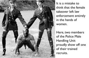 Female Officer Porn Captions - femdom caption human police dogs. Run!