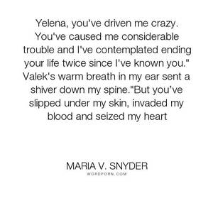Book Of Life Maria Porn - Maria V. Snyder - \