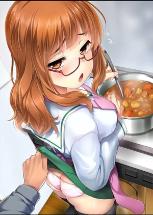 cooking hentai - Trying to cook â€“ Hentai â€“ Rule34 â€“ Cartoon Porn â€“ Adult Comics