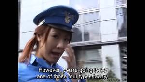 Japanese Cop Porn - Subtitled Japanese public nudity miniskirt police striptease - XVIDEOS.COM
