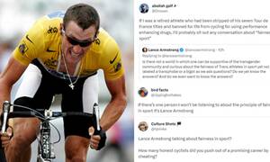 Lance Armstrong Porn Star - Lance Armstrong is accused of hypocrisy after questioning the 'fairness of  trans athletes in sport' | Daily Mail Online