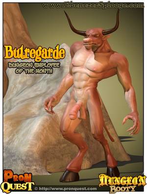 hentai looking - Bulregarde a monster cocked hentai minotaur looking for dungeon booty.