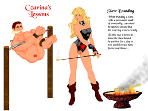 free femdom branding cartoons - Femdom Branding Iron Cartoons | BDSM Fetish