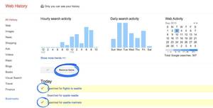 History Porn Sites - Delete Google Search History