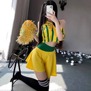Cheerleader Cosplay Porn - Hot Sexy Women Cheerleader Uniform Performance Football Girl Cosplay Costume  Top Mini Skirt Outfits Sex Porn Role Play Clothes - AliExpress