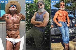 Italian Porn Star Old Man - Meet the hunky older men with over ten million social media followers  between them who are putting men half their age to shame | The Sun