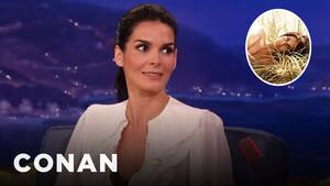 Angie Harmon Nude Pussy - Angie Harmon's Naked Throwback Thursday Pic | CONAN on TBS - YouTube
