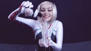Gwen Masturbating Porn - Emma Stone is Spider-Gwen (Masturbation) DeepFake Porn Video - MrDeepFakes