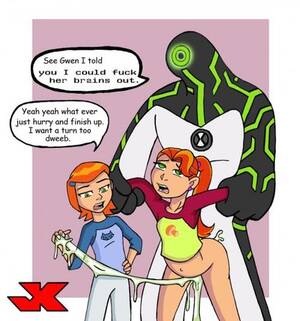 Ben 10 Gwen Fucked Hard - Ben has turned into Upgrade and has massive boner while fucks the brains  out of some hot chick in the ass hard! Gwen just stands there and waiting  for her turnâ€¦ â€“