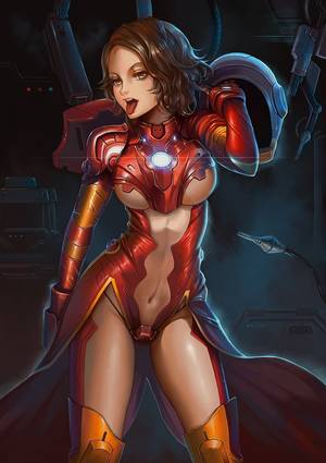 cartoon pepper potts nude - woman warrior fictional character cg artwork