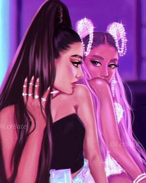 Anime Ariana Grande - Ariana Grande Art ðŸŽ¨ on Instagram: â€œARIANA GRANDE ðŸ–¤â˜ï¸! Art by @i.cr8ate .  . . . . . . . . â€¦ | Ariana grande photoshoot, Ariana grande cute, Ariana  grande wallpaper