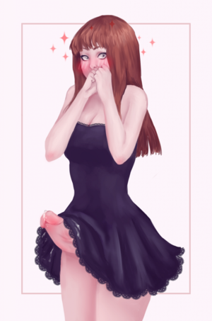 dress up anime shemale porn - Anime Shemale Boner In Dress | Anal Dream House