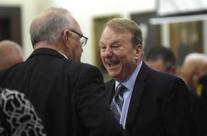 Anime Minor Porn - John Morgan Campbell (right), 66, speaks with attorney Charlie Baird in  175th