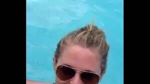 blonde blowjob in public - Blowjob In Public Pool By Blonde, Recorded On Mobile Phone - XVIDEOS.COM