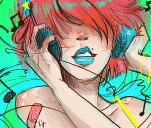 Anime Girl Headphones Only Porn - Headphones