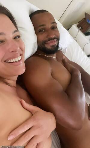 ashley graham - Ashley Graham and husband Justin Ervin enjoy a lazy Sunday naked in bed  together | Daily Mail Online
