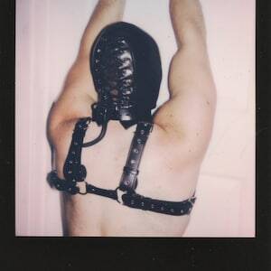 Leather Polaroid Sex - Slave Polaroid, slave, dungeon, leather, harness, erotic, nude, bdsm,  bondage, hood, kink, fetish, nsfw, sub, submissive, bottom, daddy, sex |  Pornhint