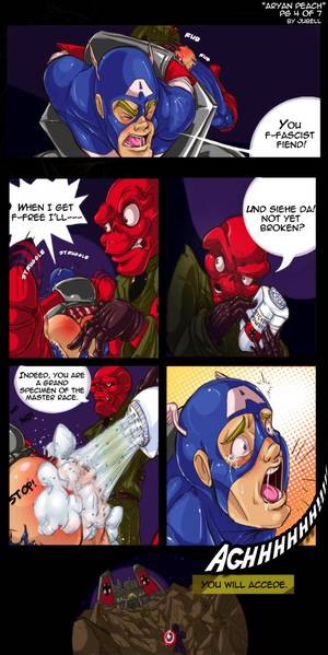 captain america hentai - [Jubell] Captain America â€“ Aryan Peach