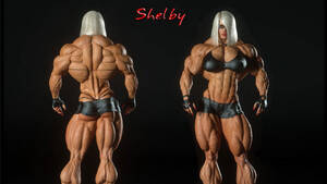 3d Extreme Female Muscle Porn - Top 5 3D Muscle Girls From Fem-PowerExtreme