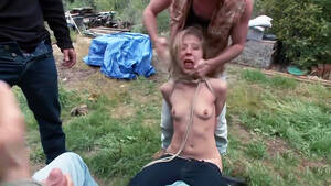 18 yo girl fucked - Submissive 18yo girl hard ass fucked in the abandoned farm | AREA51.PORN