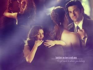 Derek And Meredith Grey Sex - Meredith/Derek - greys-anatomy Wallpaper Found on fanpop and i thought it  was so beautiful!