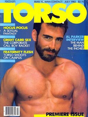 Gay Vintage Porn Magazine Covers - Al Parker ; Gay Porn Star / Icon/ Clone 1982on the cover of the FIRST