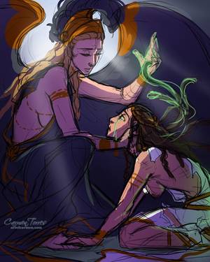 Greek Mythology Porn - artofcarmen: A while ago I heard a version of this story where Athena has  pity