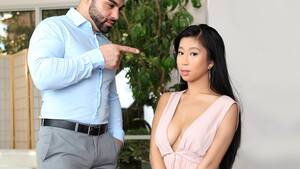 nasty teen asian - Nasty Asian teen is giving a weirdly sexual massage - 18Pussy.Porn