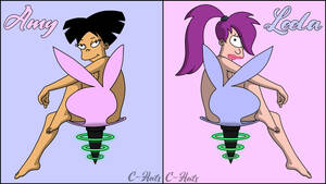 futurama leela and amy naked - Futurama Leela and Amy - Playboy Cover by C-Hats on DeviantArt