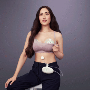 Breastfeeding Porn Gif Tiny Tit Mom - Elvie Stride is a hospital-grade breast pump that can be worn under clothes