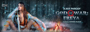 latin sex gods - God of War: Freya VR Porn Parody, Armani Black in VR Cosplay Porn | VR Conk