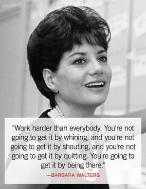 Barbara Walters Black Porn - Barbara Walters Quotes - Inspirational Women Quotes - Marie Claire