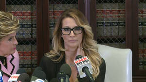Hottest Porn Stars Married - Jessica Drake with attorney Gloria Allred (left) giving her statement and  becoming the 11th