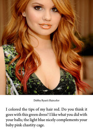 Debby Rayan Porn Porn Captions - Could you do another I love her so much horny-switch â€œHerâ€ refers to the  actress Debby Ryan, see â€œDouble Requestâ€ for a previous caption. Well, I  did Tumblr Porn