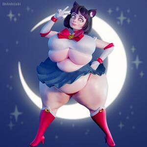 Fat Sailor Moon Porn - Rule 34 - 1girls 3d 3d (artwork) arm gloves big belly big breasts bishoujo senshi  sailor moon bowtie breasts cat ears chubby chubby female collar cosplay fat  female female only heels huge