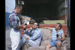 Moving Gangbang Porn - Furniture movers use her granny mouth and pussy in a gang... | Any Porn