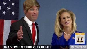 Hillary Clinton Porn Donald - Donald Trump Hillary Clinton Porn Parody: Brazzers Releases 'ZZ Erection' -  Thrillist