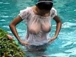 asian wet boobs - Wet T Shirt Made This Sexy Thai Teen Easy Target - NonkTube.com