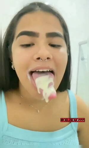 Long Tongue Girl - Brazilian Girl Big Tongue Fetish - Comp 1 - video 2 - ThisVid.com