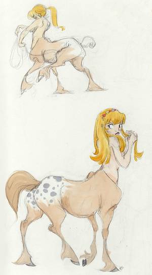 Cartoon Female Centaur Porn - Centaur girls by Polarkeet