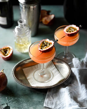 Drink - Passion Fruit Vodka Porn Star Martini Cocktail â‹† Growing Up Cali