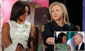 2016 Michelle Obama - How Michelle Obama refused to invite Hillary and Bill Clinton to dinner  revealed in Kate Andersen Brower's book | Daily Mail Online