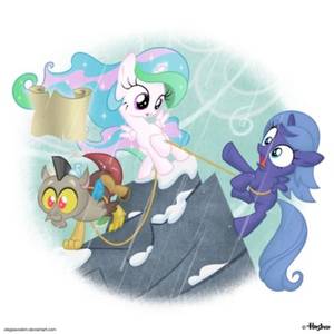 Mlp Discord And Celestia Porn - My Little Pony Friendship is Magic images Discord, Celestia, and Luna  wallpaper and background photos