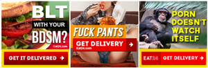 Advertised Porn - Advertising On Porn Sites Works, Just Ask Eat24
